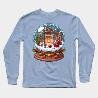 Snow Globe Christmas Long Sleeve T-Shirt